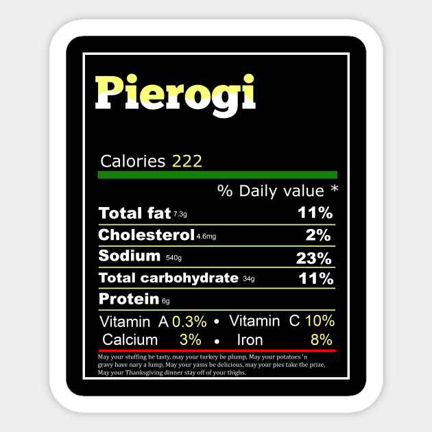 pierogi nutrition Sticker by Flipodesigner